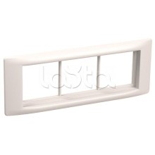 Рамка и суппорт для кабель-канала "Праймер" на 6 модулей, 60 мм белый IEK (CKK-40D-RSU6-060-K01)