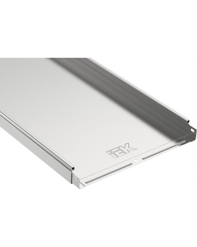 ESCA Лоток неперфорированный 50х400х3000-1,2 IEK (CLN10-050-400-120-3) в Хабаровске Аксессуары для лотков Pintop.ru