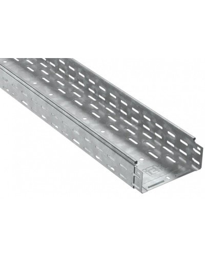 ESCA Лоток перфорированный 80х300х3000-1,0 HDZ IEK (CLP10-080-300-100-3-M-HDZ) в Хабаровске Кабельные лотки Pintop.ru