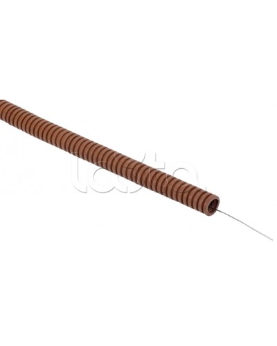 ELASTA Труба гофр. ПВХ d=20мм с зондом дуб (25м) IEK (ET-TG21-121-020-025-K24) в Хабаровске Труба гофрированная Pintop.ru