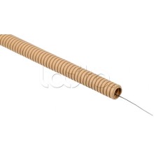 ELASTA Труба гофр. ПВХ d=20мм с зондом сосна (25м) IEK (ET-TG21-121-020-025-K34)