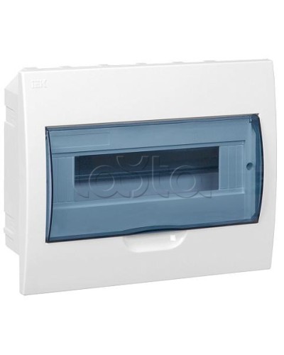 Бокс ЩРВ-П-12 модулей встраиваемый пластик IP41 IEK (MKP12-V-12-40-10) в Хабаровске Боксы для автоматов Pintop.ru