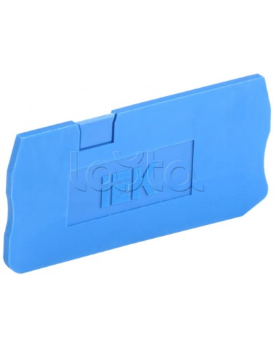 Заглушка для КПИ 2в-1,5/2,5 синяя IEK (YZN11D-3-ZGL-002-K07) в Хабаровске Клеммные колодки Pintop.ru