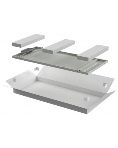 ITK LINEA N Панель задняя 600мм шкафа 28U сер. (LN35-28U6X-ZM) в Хабаровске Аксессуары для стоек и шкафов Pintop.ru