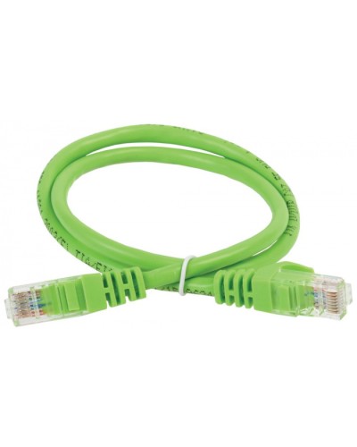ITK Коммутационный шнур (патч-корд), кат.5Е UTP, 3м, зеленый (PC02-C5EU-3M) в Хабаровске Патч-корды и пигтейлы Pintop.ru