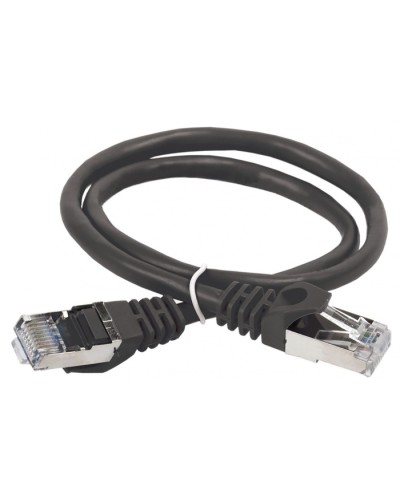 ITK Коммутационный шнур (патч-корд), кат.5Е FTP, 3м, черный (PC09-C5EF-3M) в Хабаровске Патч-корды и пигтейлы Pintop.ru