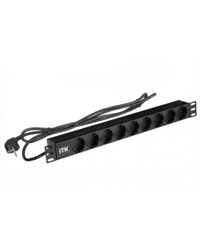 Блок розеток на 9 розеток 19 ITK PH22-9D1 в Хабаровске Блоки розеток Pintop.ru