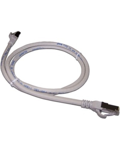 Патч-корд RJ45 - RJ45, 4 пары, FTP, категория 6A, 5 м, серый LANMASTER LAN6A-S45-45-5.0-GY в Хабаровске Патчкорды (медные) Pintop.ru