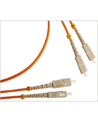 Патч-корд оптический LSZH, дуплексный, SC/PC-SC/PC, MM 50/125, 5м LANMASTER LAN-2SC-2SC/OM2-5.0 в Хабаровске Патч-корды и пигтейлы Pintop.ru