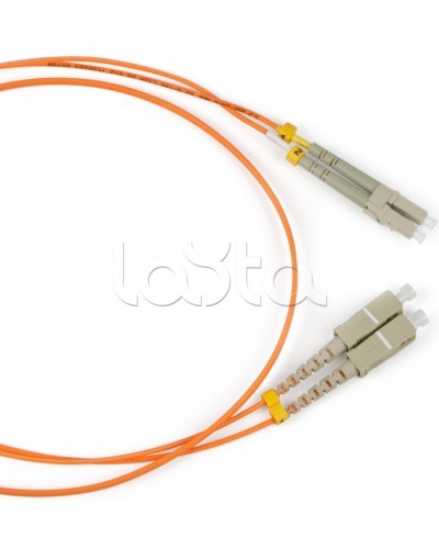 Патч-корд оптический LANMASTER LAN-LC-SC/OM2-1.5 в Хабаровске Патч-корды и пигтейлы Pintop.ru