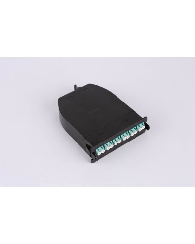 MPO кассета OM4, 12xLC, тип B, низкие потери, черная LANMASTER LAN-MCSB-1M-12LC/OM4 в Хабаровске Коннекторы Pintop.ru