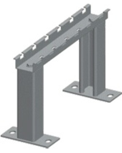 Рама напольная для лотка шириной 150мм LANMASTER LAN-MT-KR150-EZ в Хабаровске Аксессуары для лотков Pintop.ru