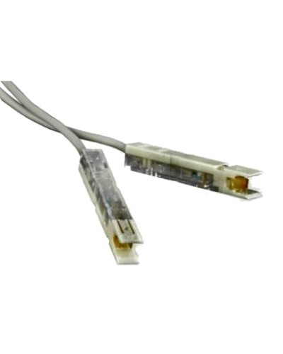 Патч-корд 110 тип - 110 тип, 1 пара, 1 м, серый LANMASTER LAN-P1-P1-1m в Хабаровске Патч-корды и пигтейлы Pintop.ru