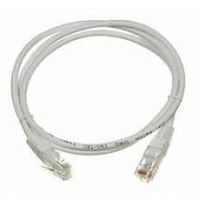 Патч-корд RJ45 - RJ45, 4 пары, FTP, категория 6, 1 м, серый, LSZH LANMASTER LAN-PC45/S6-1.0-GY