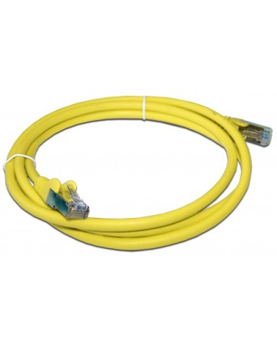 Патч-корд RJ45 - RJ45, 4 пары, FTP, категория 6, 1 м, желтый, LSZH LANMASTER LAN-PC45/S6-1.0-YL в Хабаровске Патч-корды и пигтейлы Pintop.ru