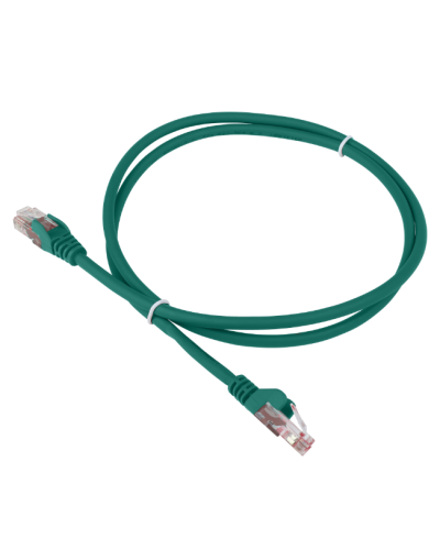Патч-корд LSZH FTP кат.6A, 10 м, зеленый LANMASTER LAN-PC45/S6A-10-GN в Хабаровске Патч-корды и пигтейлы Pintop.ru