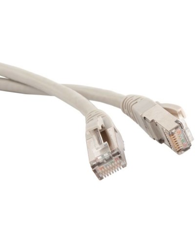 Патч-корд RJ45 FTP кат.6A, 1.0 м, серый LSZH LANMASTER LAN-PC45/S6A-1.0-GY в Хабаровске Патч-корды и пигтейлы Pintop.ru