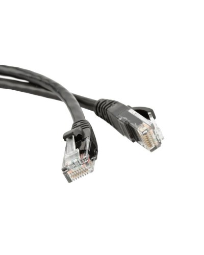 Патч-корд RJ45 - RJ45, 4 пары, UTP, категория 5е, 1 м, черный, LSZH LANMASTER LAN-PC45/U5E-1.0-BK в Хабаровске Патч-корды и пигтейлы Pintop.ru
