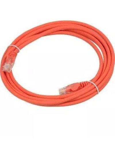 Патч-корд RJ45 - RJ45, 4 пары, UTP, категория 5е, 1.5 м, оранжевый, LSZH LANMASTER LAN-PC45/U5E-1.5-OR в Хабаровске Патч-корды и пигтейлы Pintop.ru