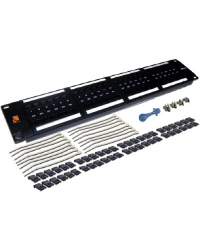 Патч-панель 48 портов, UTP, кат.5E, 2U LANMASTER LAN-PPL48U5E в Хабаровске Патч панель Pintop.ru