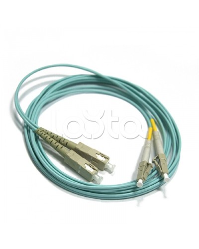 Патч-корд оптический LANMASTER LAN-SC-FC/OM3-7.0 в Хабаровске Патч-корды и пигтейлы Pintop.ru