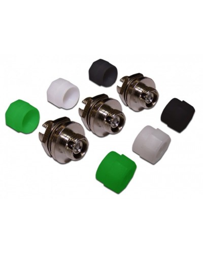 Адаптер оптический SC без фланцев, OM4, симплексный LANMASTER LAN-SC/NF-AM-OM4 в Хабаровске Коннекторы Pintop.ru