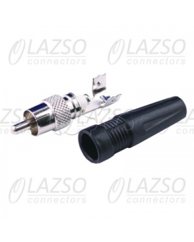 Разъем штекер RCA под винт LAZSO (APR012) в Хабаровске Коннекторы Pintop.ru