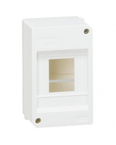 Щиток накладной Mini S 4 модуля белый Legrand 001357 в Хабаровске Боксы для автоматов Pintop.ru