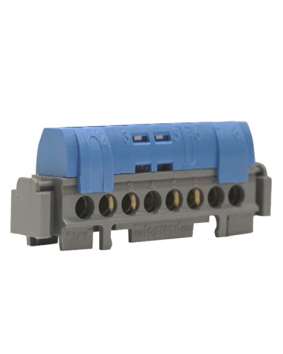 Клеммная колодка IP 2X нейтраль синяя Legrand 004842 в Хабаровске Клеммные колодки Pintop.ru