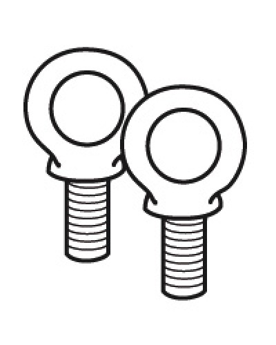 Комплект подъемных колец Legrand 020482 в Хабаровске Аксессуары для стоек и шкафов Pintop.ru