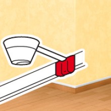 Ответвление Т-образное с перегородкой в 3 плоск. для мини-каналов 32х20 и 40x20 LEGRAND 030216