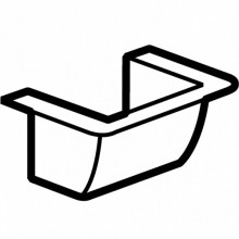 Выдвижной блок для монтажа на торце мини-плинтуса DLPlus 40x12,5/16 Legrand 031642