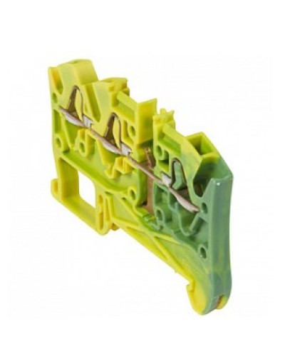 Клемма 4х5 1вх/2вых заземление Legrand 037210 в Хабаровске Клеммные колодки Pintop.ru