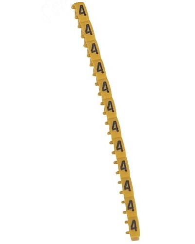 Маркер 4 0,15/0,5 ЖЛТ CAB3 Legrand 038104 в Хабаровске Аксессуары для кабель-канала Pintop.ru