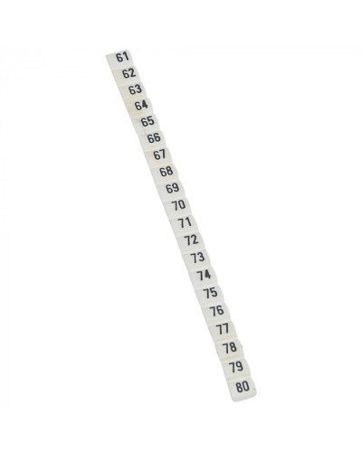 Маркер CAB3 цифры 61-80 Legrand 038153 в Хабаровске Аксессуары для кабель-канала Pintop.ru