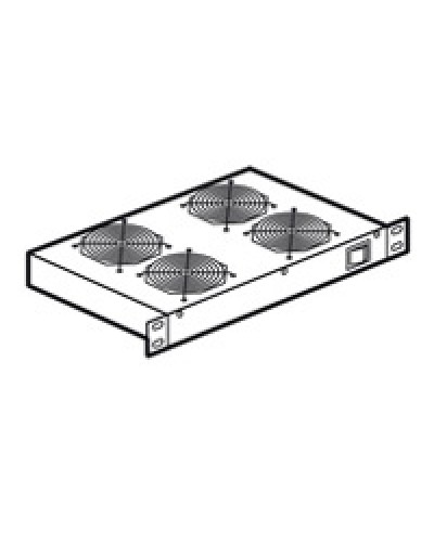 Полка с 4 вентиляторами высотой 1U Legrand 046490 в Хабаровске Полки для шкафов и стоек Pintop.ru