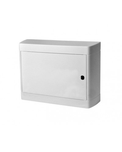 Накладной распределительный щит Nedbox с белой дверью 1 рейка х 12 (+1) модулей Legrand 601236 в Хабаровске Боксы для автоматов Pintop.ru