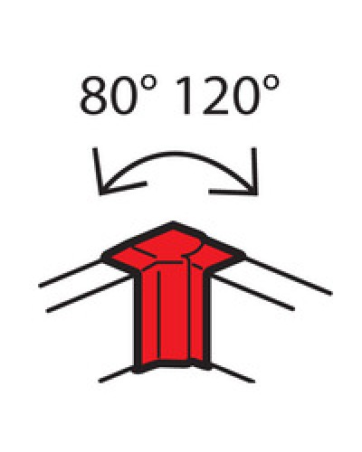 Угол внутренний для кабель-канала METRA 85x50 Legrand (638021) в Хабаровске Аксессуары для кабель-канала Pintop.ru
