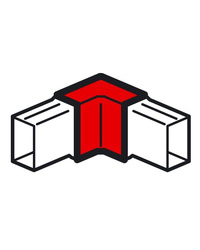 Угол внутренний для кабель-канала METRA 20x12 Legrand (638121) в Хабаровске Аксессуары для кабель-канала Pintop.ru