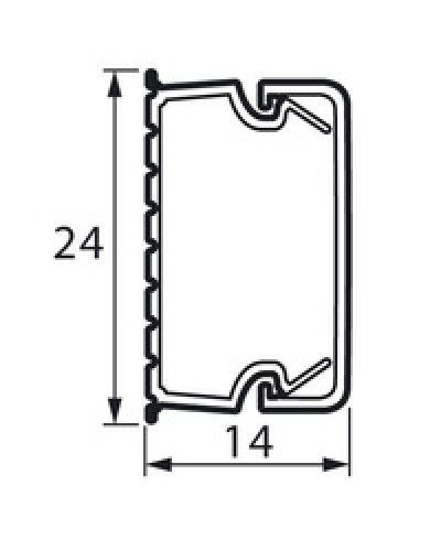 Кабель-канал METRA 24x14 Legrand (638193) в Хабаровске Кабель-канал Pintop.ru