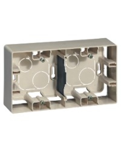 Коробка накладного монтажа 2 поста слоновая кость Etika Legrand 672540 в Хабаровске Распределительные коробки Pintop.ru