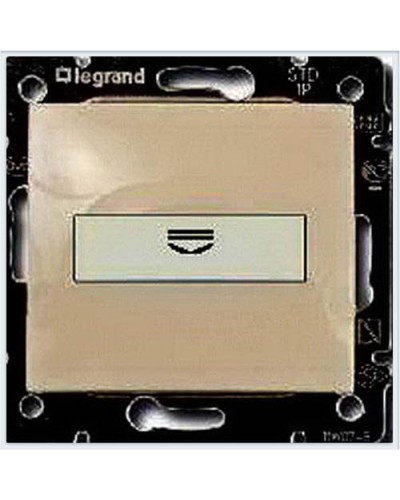 Выключатель c картой 10А слоновая кость Valena Legrand 774134 в Хабаровске Аксессуары для кабель-канала Pintop.ru