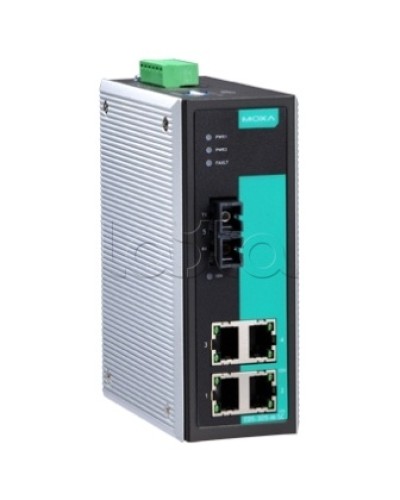 Коммутатор неуправляемый промышленный 4-портовый Moxa EDS-305-S-SC-T в Хабаровске Коммутаторы Pintop.ru