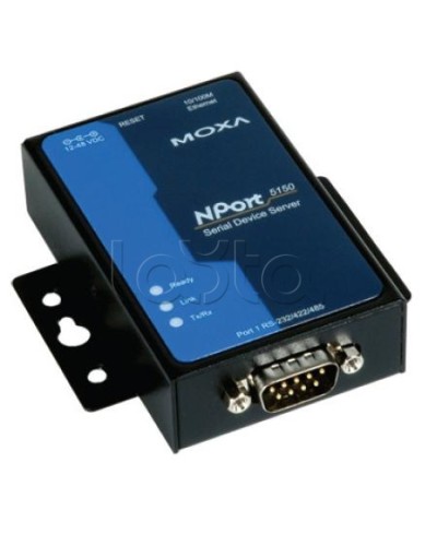 Сервер 1-портовый RS-232/422/485 в Ethernet Moxa Nport 5150 в Хабаровске Дополнительное оборудование для ОПС Pintop.ru