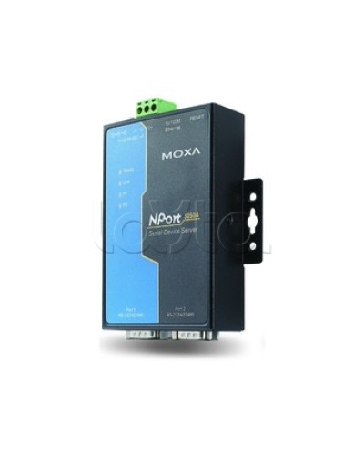 Сервер 2-портовый RS-232/422/485 в Ethernet Moxa NPort 5250A в Хабаровске Дополнительное оборудование для ОПС Pintop.ru