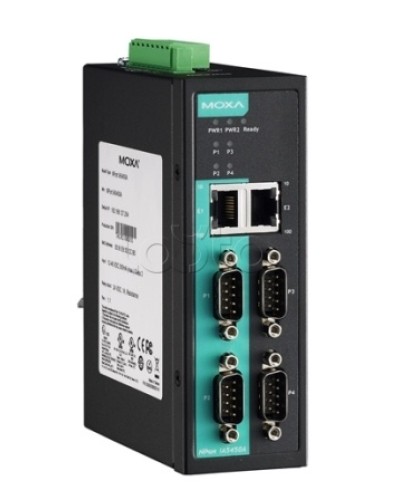 Сервер 4-портовый RS-232/422/485 в Ethernet Moxa NPort IA 5450A в Хабаровске Дополнительное оборудование для ОПС Pintop.ru