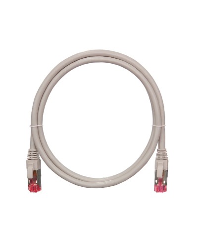 Шнур коммутационный 2хRJ45/8P8C S/FTP кат.6 (NMC-PC4SE55B-030-C-GY) NIKOMAX (3 м) в Хабаровске Патчкорды (медные) Pintop.ru