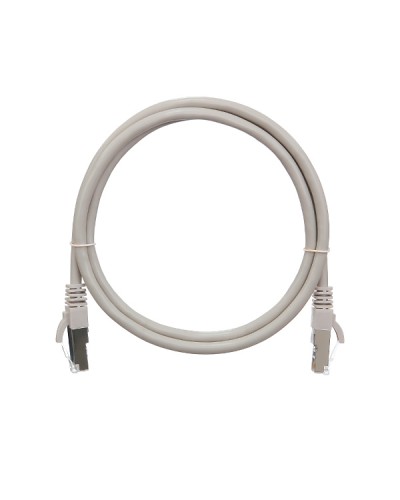 Шнур коммутационный 2хRJ45/8P8C S/FTP кат.6 (NMC-PC4SE55B-030-GY) NIKOMAX (3 м) в Хабаровске Патчкорды (медные) Pintop.ru