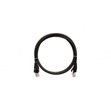 Шнур коммутационный 2хRJ45/8P8C, U/UTP, 4 пары, Кат.5е, LSZH, черный (5м) NIKOMAX NMC-PC4UD55B-050-C-BK