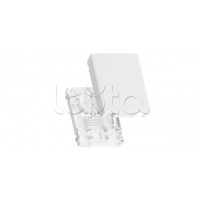 Корпус волоконно-оптической настенной розетки NIKOMAX NMF-WO2-BLANK-CP-WT